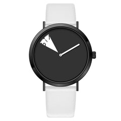 Sinobi Women Watch Creative Wristwatch Lady Clock Rotate Yellow Leather Band Wristwatches Clock Montres Femme Reloj Mujer