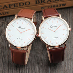 Luxury Male Clock Simple Business Quartz Men Watch Fashion Dress Ladies Watches  Leather Strap Sports Wristwatches Montre Femme