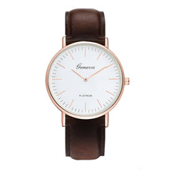 Luxury Male Clock Simple Business Quartz Men Watch Fashion Dress Ladies Watches  Leather Strap Sports Wristwatches Montre Femme