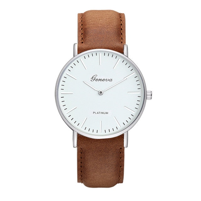 Luxury Male Clock Simple Business Quartz Men Watch Fashion Dress Ladies Watches  Leather Strap Sports Wristwatches Montre Femme