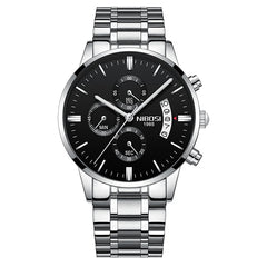 NIBOSI Relogio Masculino Watch Men Gold And Black Mens Watches Top Brand Luxury Sports Watches 2019 Reloj Hombre Waterproof