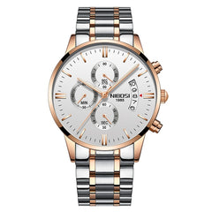 NIBOSI Relogio Masculino Watch Men Gold And Black Mens Watches Top Brand Luxury Sports Watches 2019 Reloj Hombre Waterproof