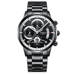 NIBOSI Relogio Masculino Watch Men Gold And Black Mens Watches Top Brand Luxury Sports Watches 2019 Reloj Hombre Waterproof