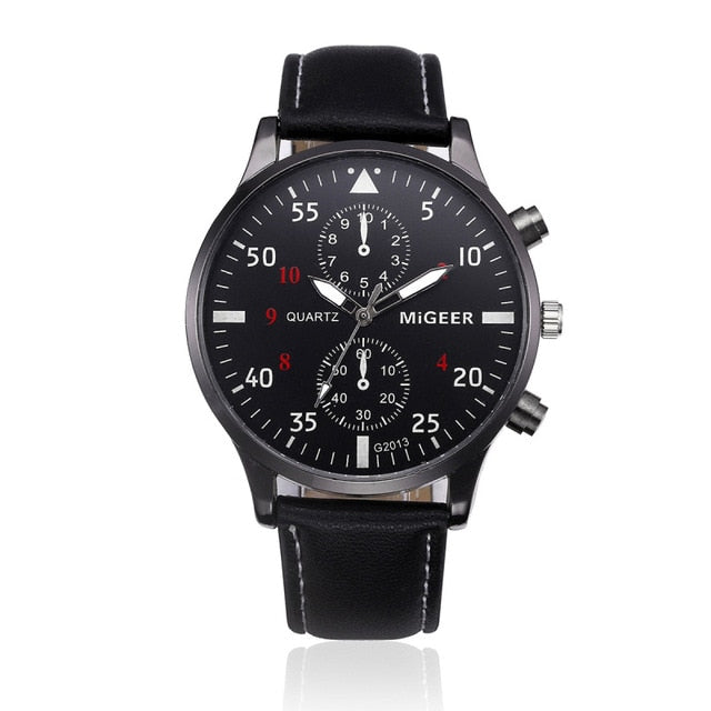 Top Brand Luxury Men's Watch Fashion Watch For Men Watch Sport Watches Leather Casual Wristwatch Reloj Hombre erkek kol saati
